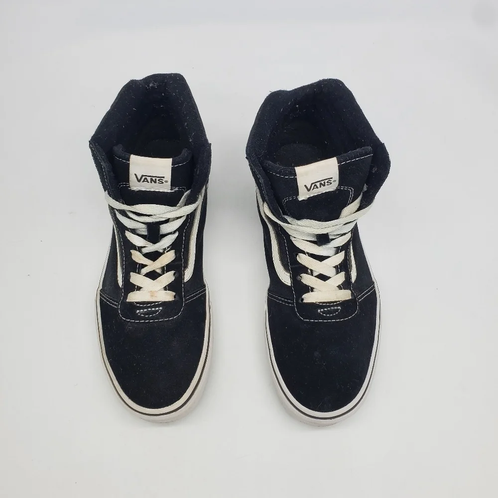 Vans Shoe Youth 7 Women 8.5 Skateboard SK8 HI Top Old Skool Platform Sneakers